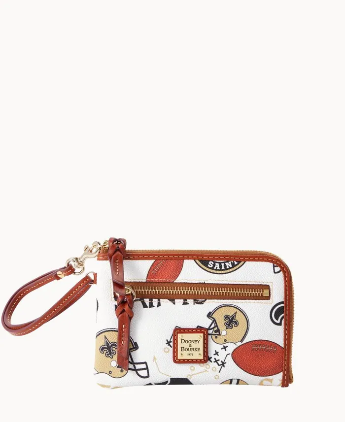 Dooney and Bourke Wallets NFL Saints Multi Function Zip Around Saints 8211 WomenMen Dooney and Bourke Wallets NFL Saints Multi Function Zip Around Saints 8211 WomenMen
