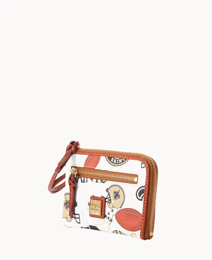 Dooney and Bourke Wallets NFL Saints Multi Function Zip Around Saints 8211 WomenMen Dooney and Bourke Wallets NFL Saints Multi Function Zip Around Saints 8211 WomenMen
