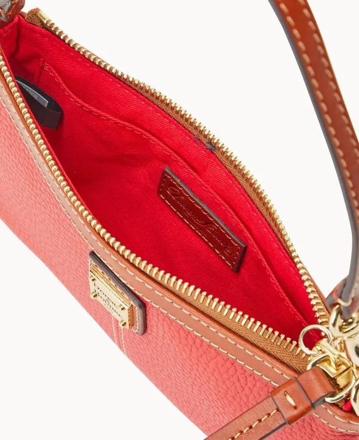 Dooney and Bourke Wallets Pebble Grain Large Slim Wristlet Red 8211 WomenMen Dooney and Bourke Wallets Pebble Grain Large Slim Wristlet Red 8211 WomenMen