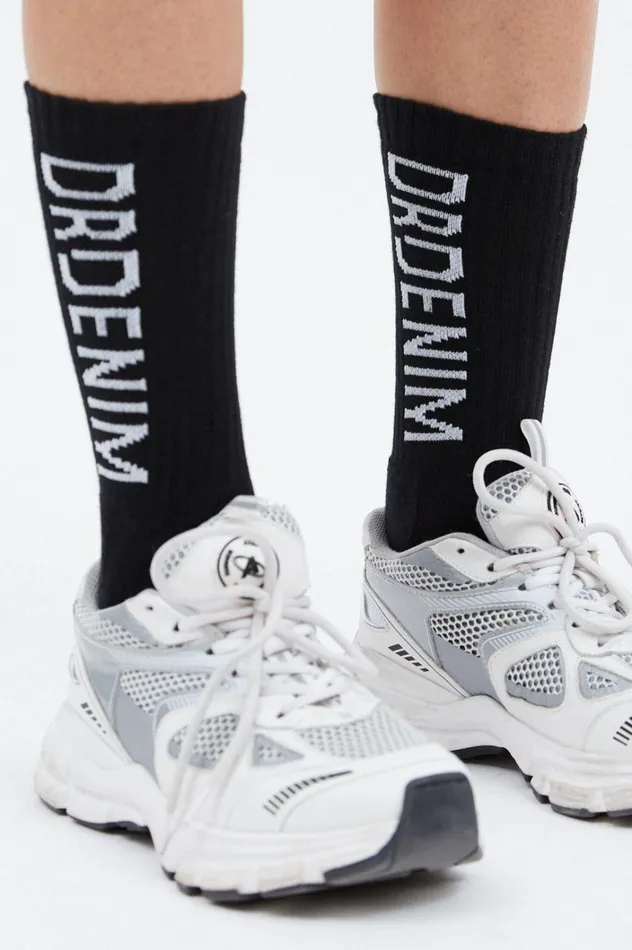Dr Denim Accessories Women Ayo Socks 8211 Black Black