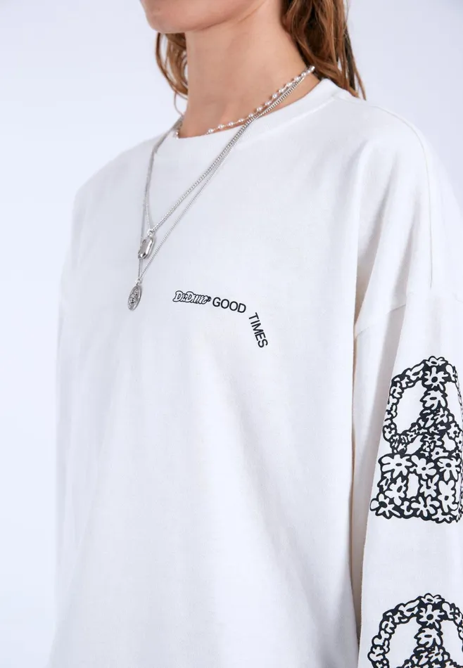 Dr Denim Longsleeves Women Lily Long Sleeve 8211 Off White Peaces Off White Peaces