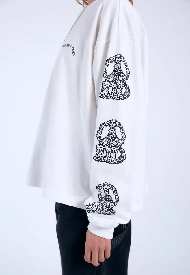 Dr Denim Longsleeves Women Lily Long Sleeve 8211 Off White Peaces Off White Peaces