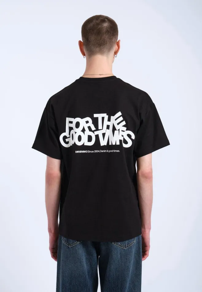 Dr Denim Tees and Longsleeves Men Trooper Tee 8211 Black The Good Times Black The Good Times Dr Denim Tees and Longsleeves Men Trooper Tee 8211 Black The Good Times Black The Good Times