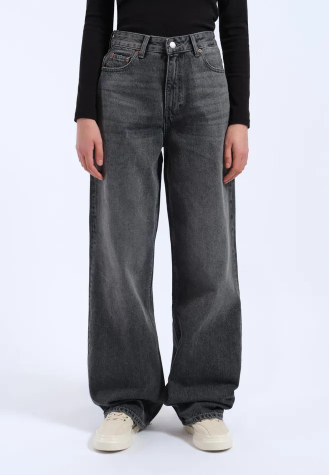 Dr Denim Wide Women Donna 8211 Mid Grey Used Mid Grey Used
