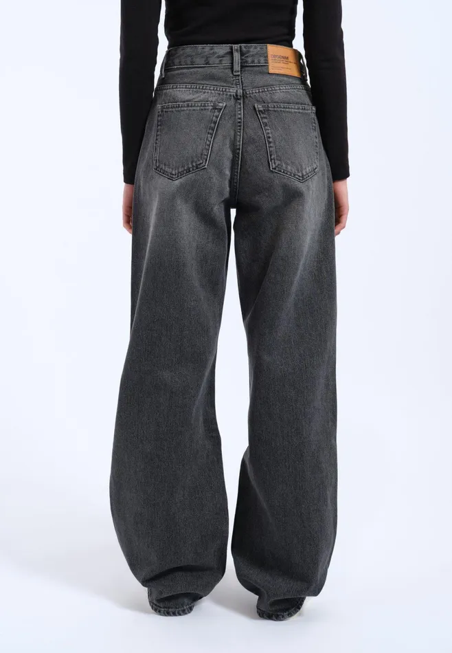 Dr Denim Wide Women Donna 8211 Mid Grey Used Mid Grey Used