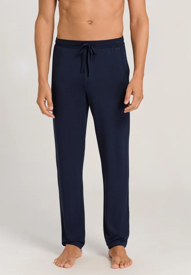 Drawstring Pants Deep Navy Men HANRO Pajama Bottoms