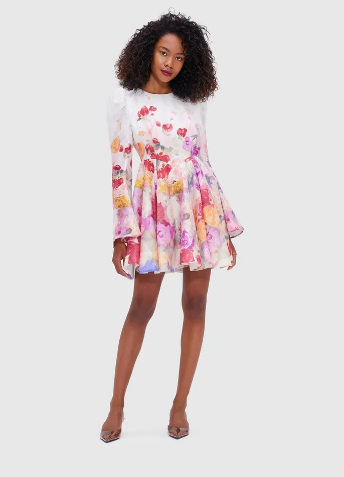 Dresses and Jumpsuits Jordyn Mini Dress 8211 Fleur Print 8211 LEO LIN Women