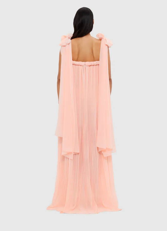 Dresses and Jumpsuits Women LEO LIN Camilla Draped Floor Length Dress 8211 Soft Pink