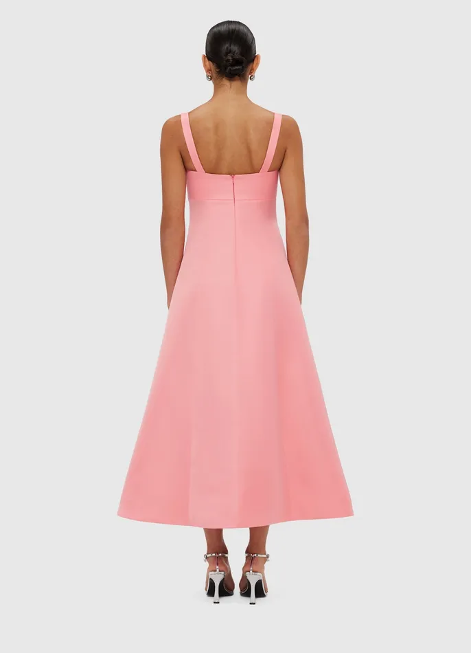 Dresses and Jumpsuits Women Odette Midi Dress 8211 Strawberry Pink LEO LIN