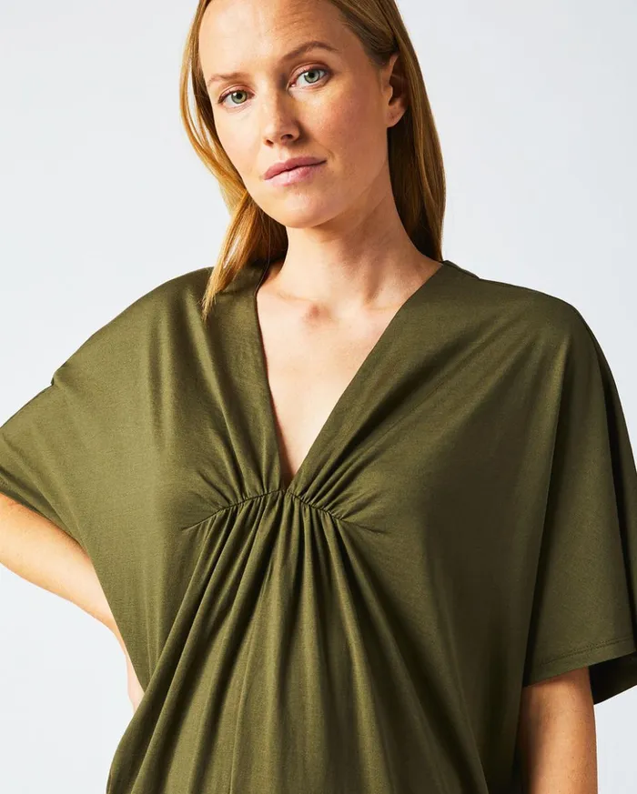 Dresses Women Billy Reid Cocoon Knit Dress Dark Green