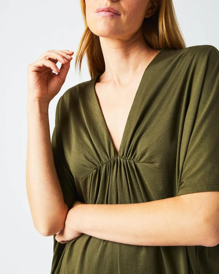 Dresses Women Billy Reid Cocoon Knit Dress Dark Green
