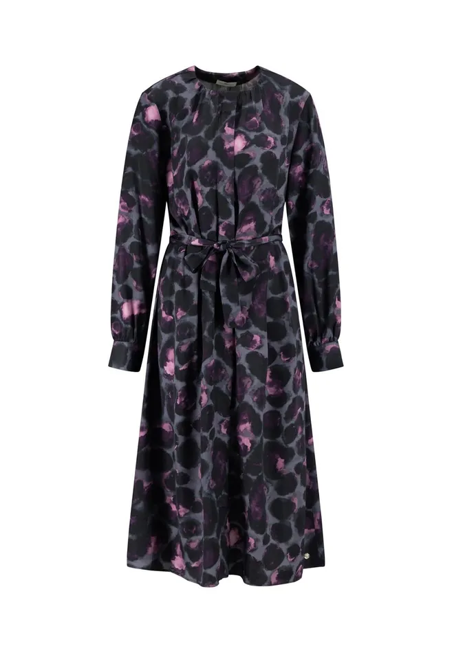 Dresses Women FYNCHHATTON Dress With Leopard Pattern Mauve Rose