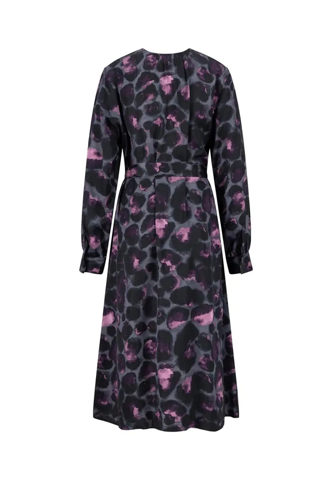 Dresses Women FYNCHHATTON Dress With Leopard Pattern Mauve Rose