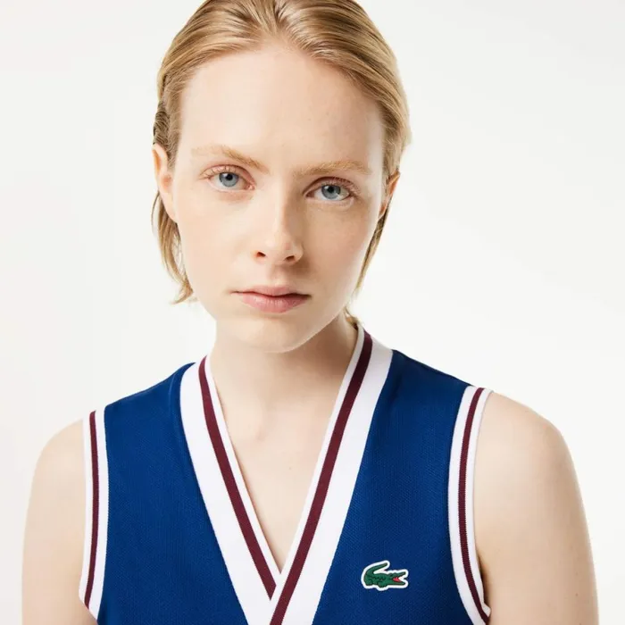 Dresses Women Lacoste Women039s Sport Dress With Removable Piqu Shorts Navy Blue Bordeaux Pim