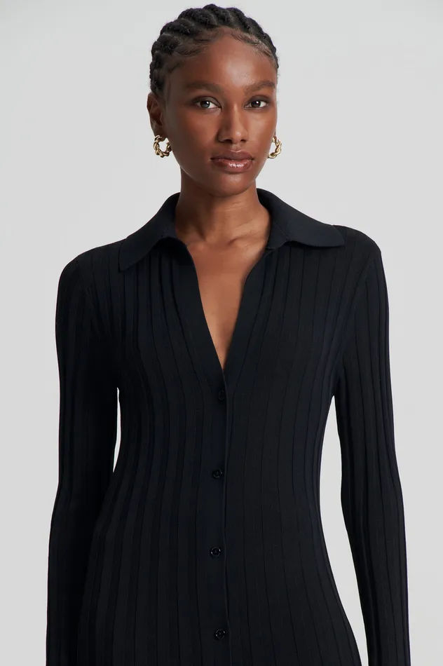 Dresses Women PLEATED RIB PLACKET DRESS 14 BLACK Scanlan Theodore Dresses Women PLEATED RIB PLACKET DRESS 14 BLACK Scanlan Theodore