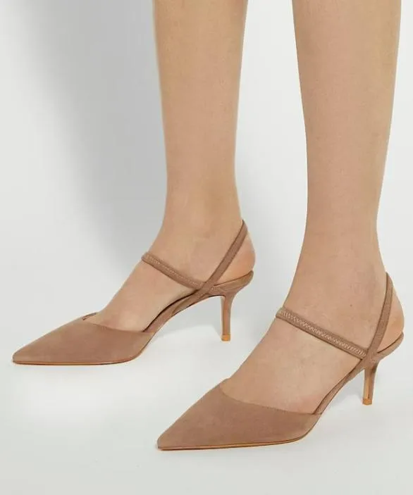 Dune London Court Shoes Women Classical Caramel Stiletto Heeled Courts Neutral