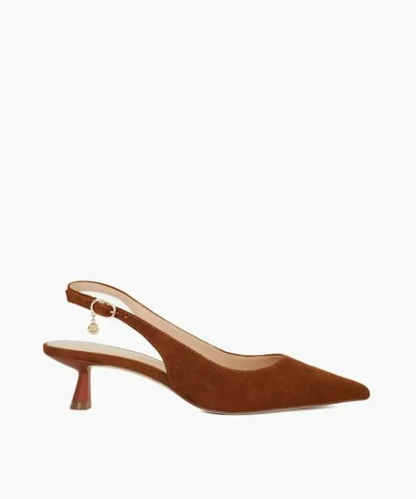 Dune London Court Shoes Women Clinking Rust Pointed Toe Kitten Heel Shoes Brown Dune London Court Shoes Women Clinking Rust Pointed Toe Kitten Heel Shoes Brown