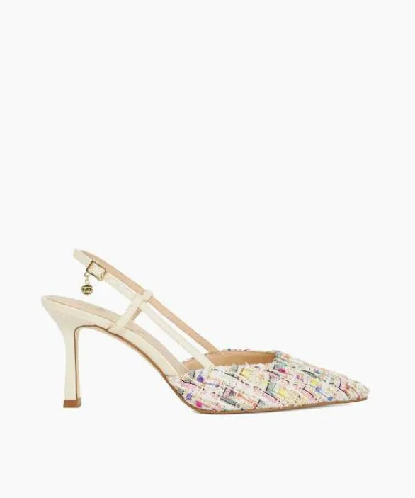 Dune London Court Shoes Women Composure Multi Pointed Mid Heel Slingback Sandals Multi Dune London Court Shoes Women Composure Multi Pointed Mid Heel Slingback Sandals Multi