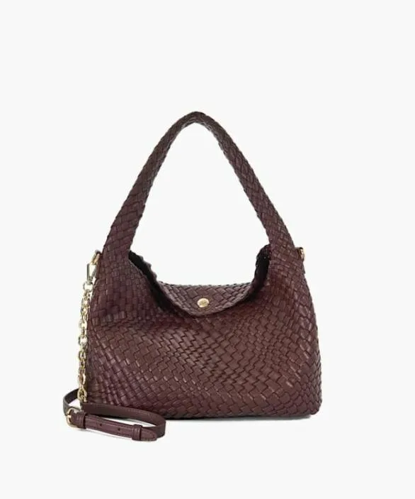 Dune London Deliberate Bags Women Deliberate Burgundy Woven Shoulder Bag Red