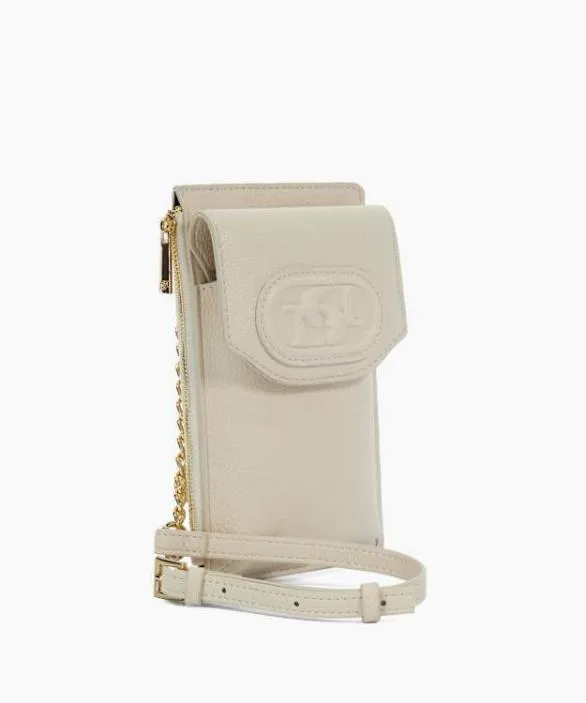 Dune London Handbags Women Samely Ecru Zip Phone Pouch Neutral