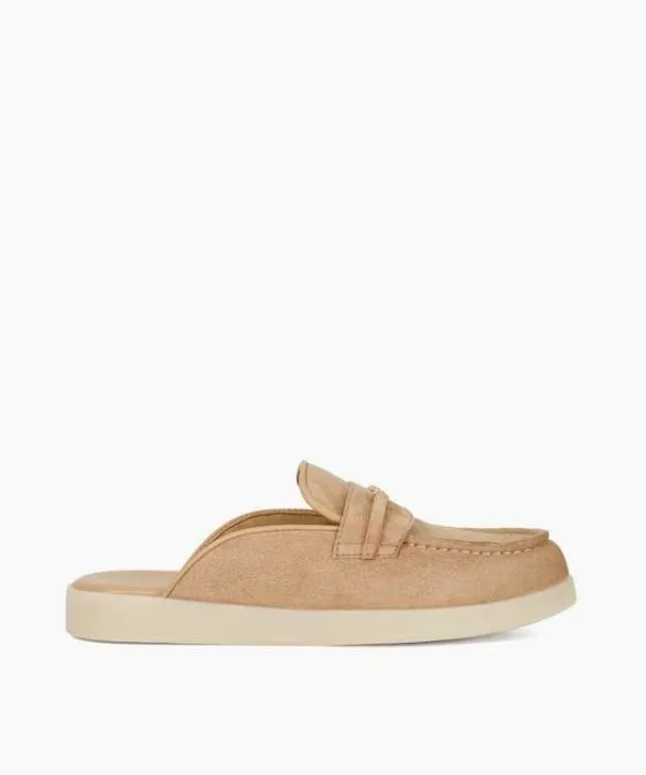 Dune London Loafers Women Gracious Sand Suede Backless Snaffle Trim Casual Loafers Neutral Dune London Loafers Women Gracious Sand Suede Backless Snaffle Trim Casual Loafers Neutral