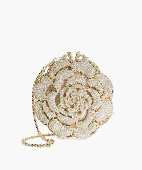 Dune London Shoulder Bags Women Bling Gold Floral Diamante Embellished Clutch Metallic Dune London Shoulder Bags Women Bling Gold Floral Diamante Embellished Clutch Metallic