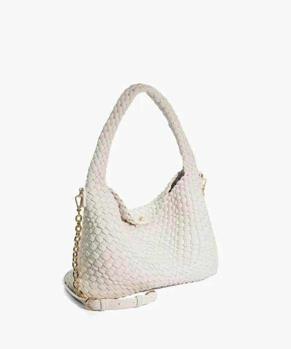 Dune London Shoulder Bags Women Deliberate White Woven Shoulder Bag White