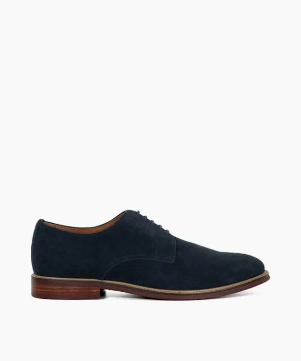 Dune London Smart Shoes Men Stanley Navy Smart LaceUp Shoes Blue