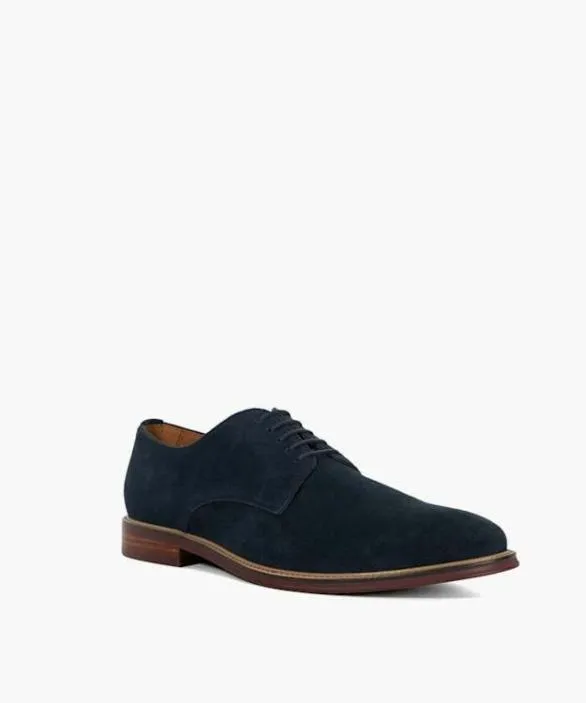 Dune London Smart Shoes Men Stanley Navy Smart LaceUp Shoes Blue