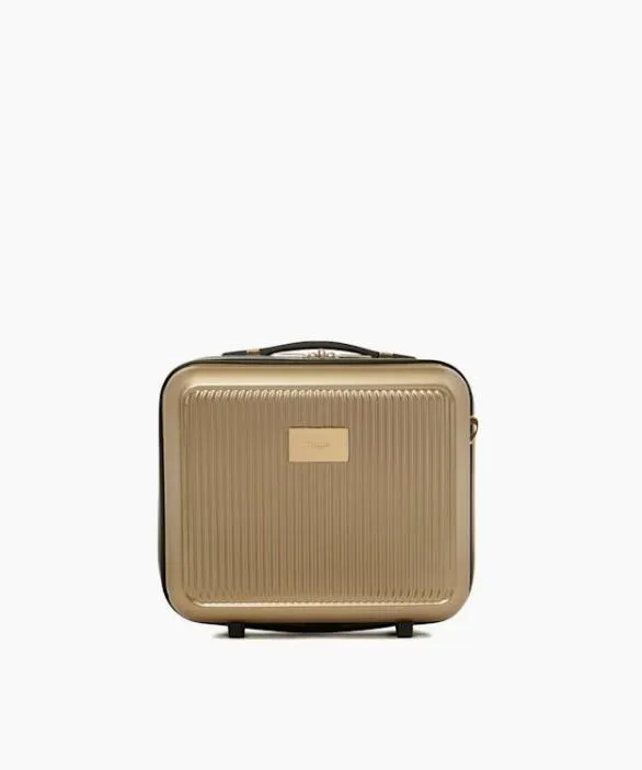 Dune London Suitcases and Luggage Women Olive Vanity Gold Travel Vanity Case Metallic Dune London Suitcases and Luggage Women Olive Vanity Gold Travel Vanity Case Metallic