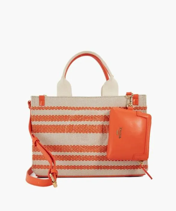 Dune London Tote Bags Women Dinkideltra Orange Canvas Shopper Bag Orange