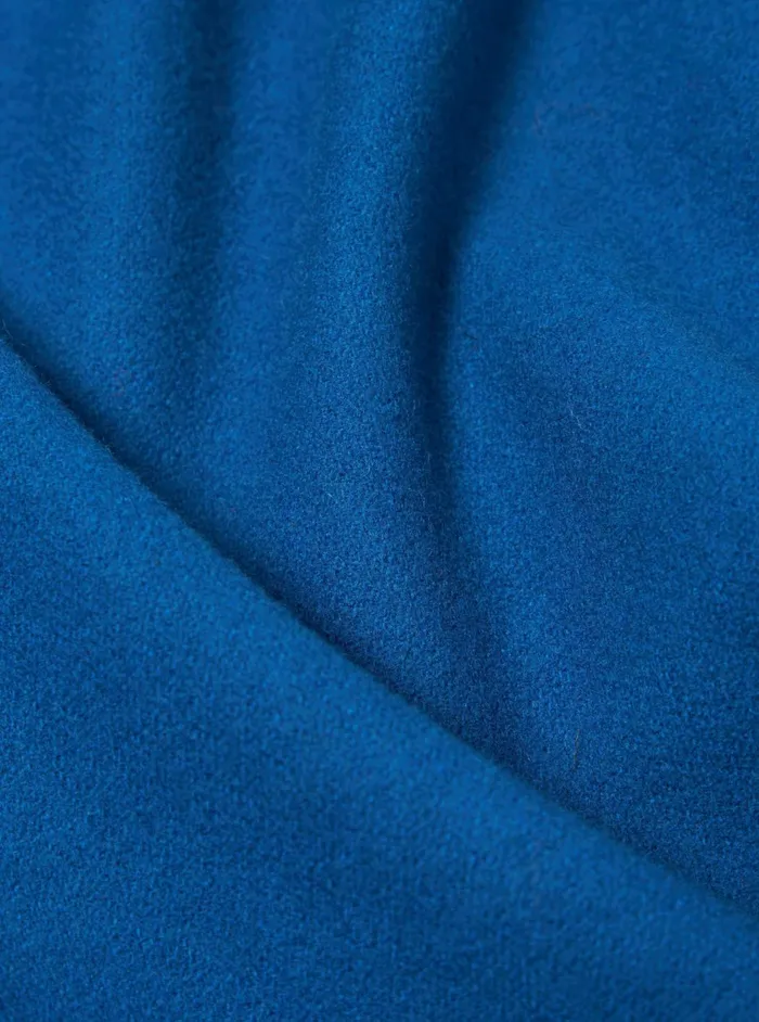 Easy Jacket In Blue Melton Men Universal Works Overshirts