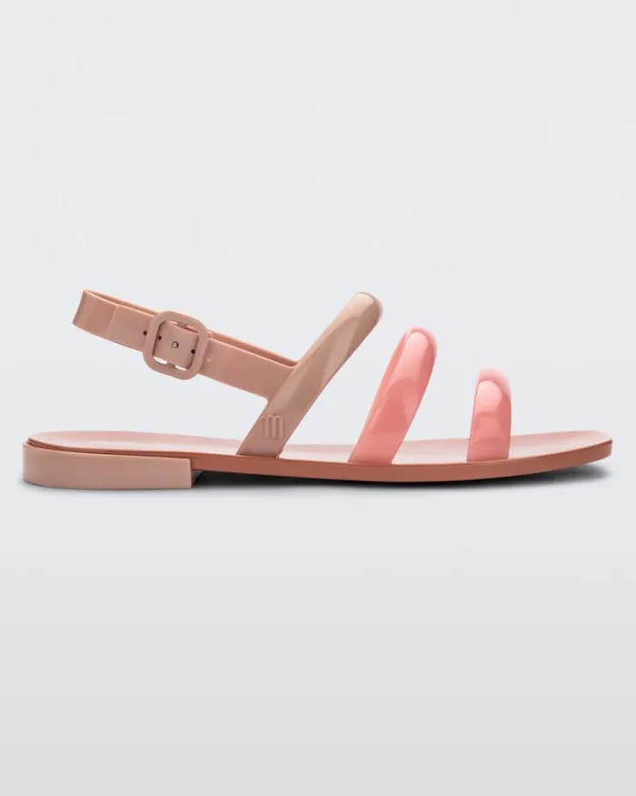 Essential Wave Beigepink Women Melissa Sandals