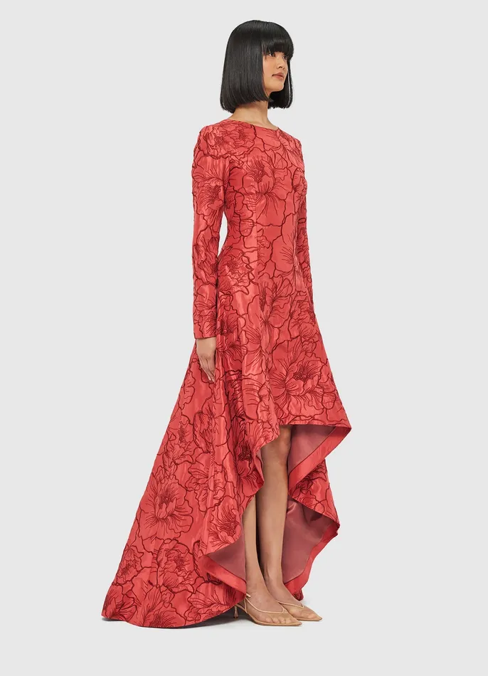 Evangeline Open Back Maxi Dress 8211 Mulberry Dresses and Jumpsuits LEO LIN Women