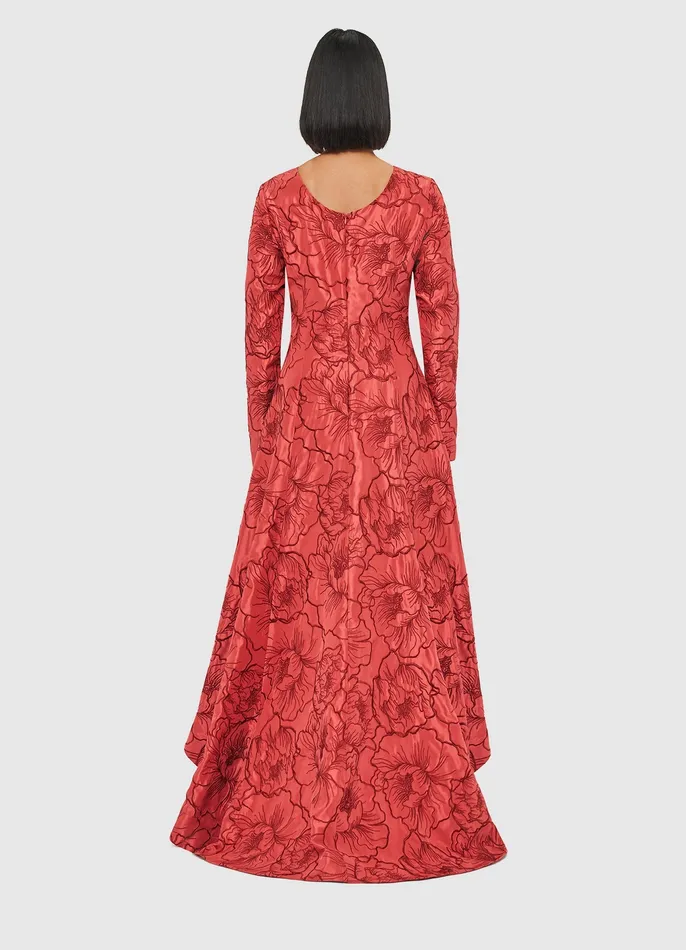 Evangeline Open Back Maxi Dress 8211 Mulberry Dresses and Jumpsuits LEO LIN Women