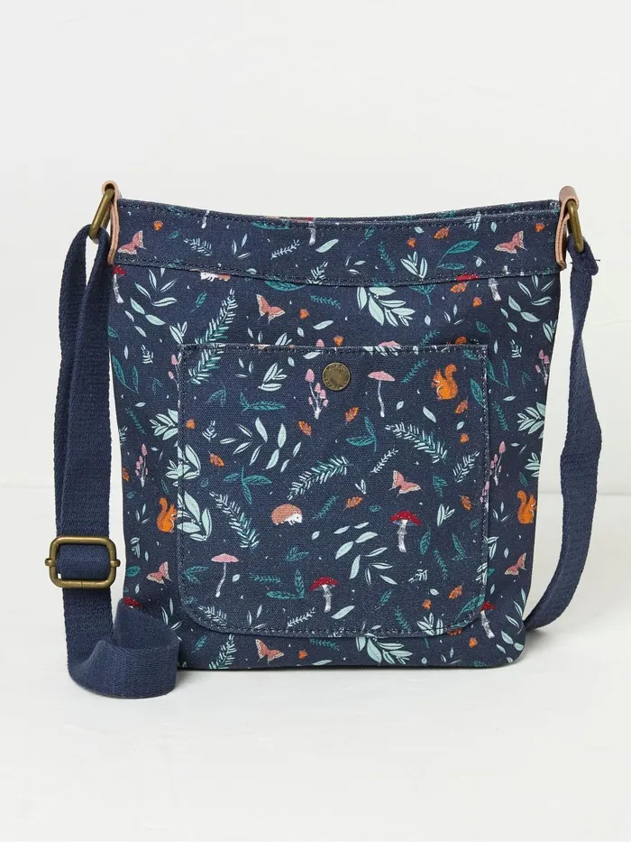 Fat Face Bags and Purses Janie Blue Crossbody Bag 8211 Women