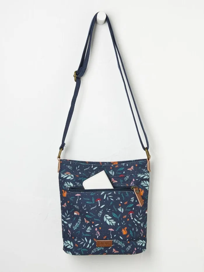 Fat Face Bags and Purses Janie Blue Crossbody Bag 8211 Women