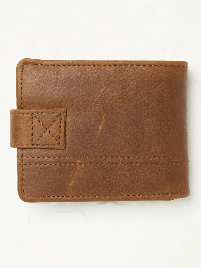 Fat Face Bags and Wallets Tan Brown Seamed Leather Wallet 8211 Men