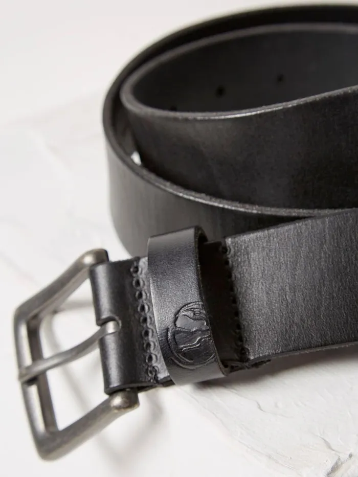 Fat Face Belts Black Italian Leather Belt 8211 Men