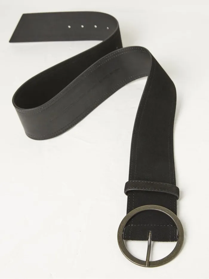 Fat Face Belts Black Soft Wide Waist Belt 8211 Women