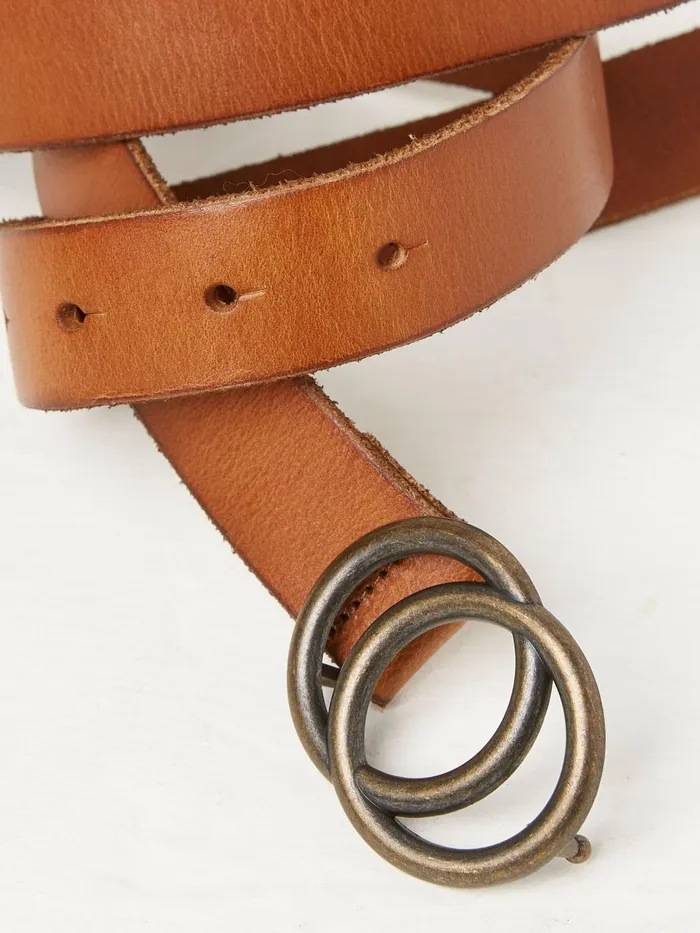 Fat Face Belts Jean Brown Double Circle Belt 8211 Women
