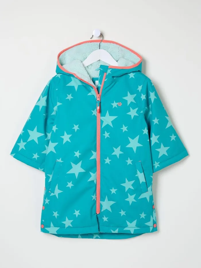 Fat Face Coats and Jackets Blue Waterproof Changing Robe 8211 Kids
