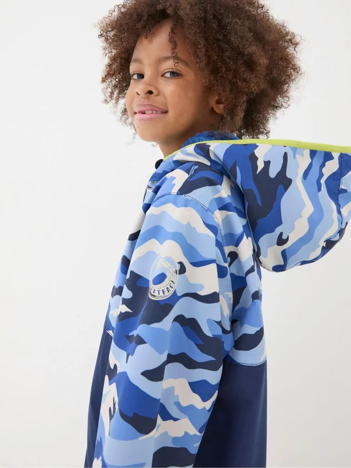 Fat Face Coats and Jackets Blue Waterproof Changing Robe 8211 Kids
