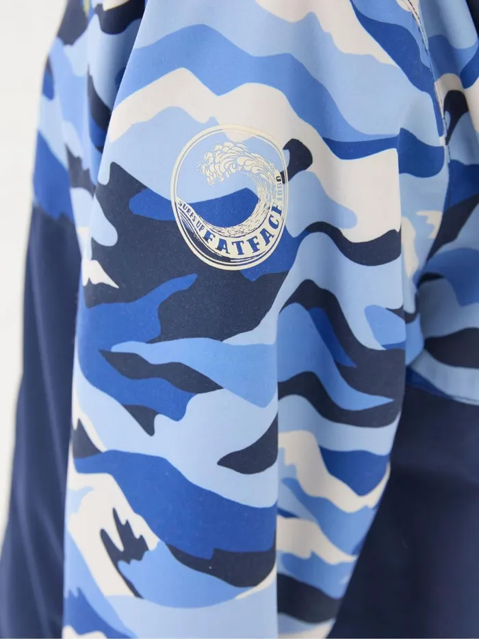 Fat Face Coats and Jackets Blue Waterproof Changing Robe 8211 Kids