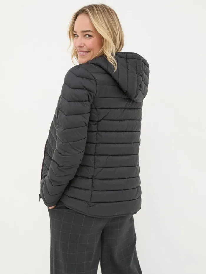 Fat Face Coats and Jackets Ruby Black Lightweight Puffer Jacket 8211 Women