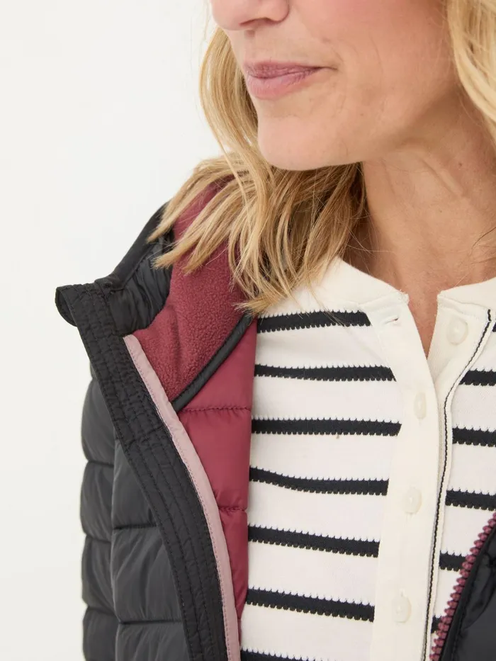 Fat Face Coats and Jackets Ruby Black Lightweight Puffer Jacket 8211 Women