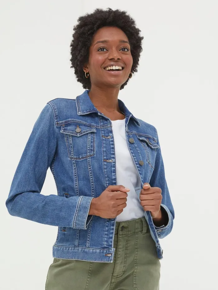 Fat Face Coats and Jackets Tasha Blue Denim Jacket 8211 Women