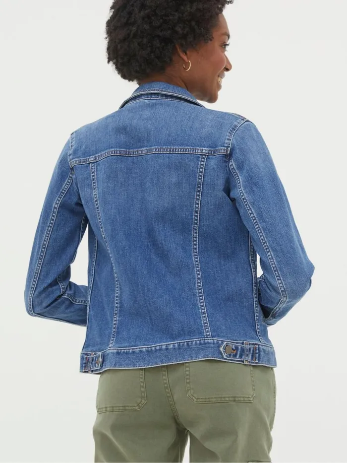 Fat Face Coats and Jackets Tasha Blue Denim Jacket 8211 Women