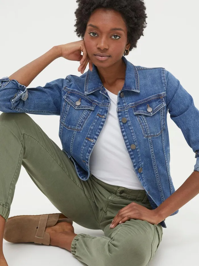 Fat Face Coats and Jackets Tasha Blue Denim Jacket 8211 Women