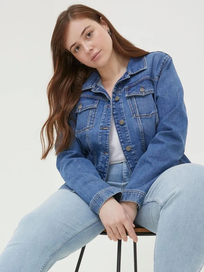 Fat Face Coats and Jackets Tasha Blue Denim Jacket 8211 Women